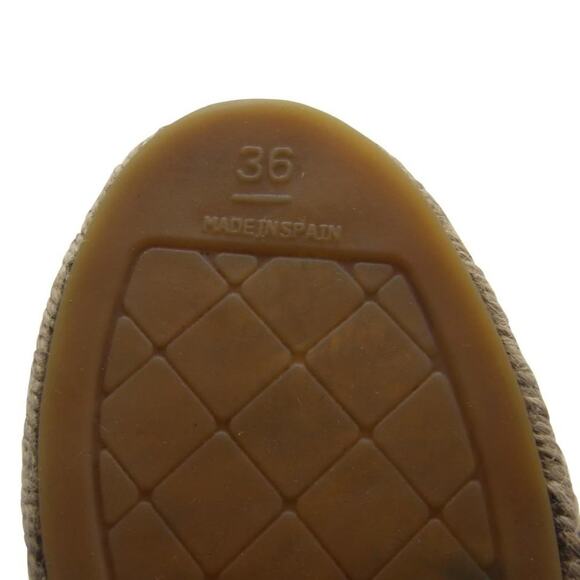 Chanel Woven Espadrille 36 Monogram Cc Cap Toe Flats CC-0505N-0158 - Picture 10 of 10